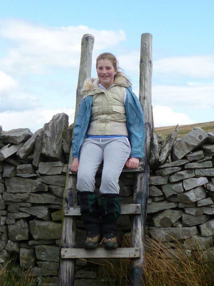 Ruth on a stile