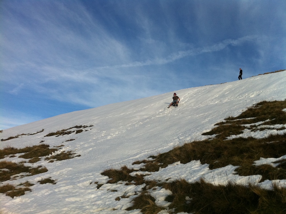 Sledging at 2000 feet