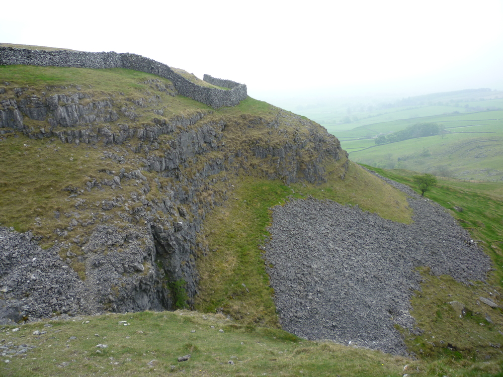 The way up to Moughton Scar